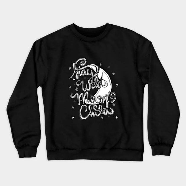 Stay Wild Moon Child Crewneck Sweatshirt by bubbsnugg